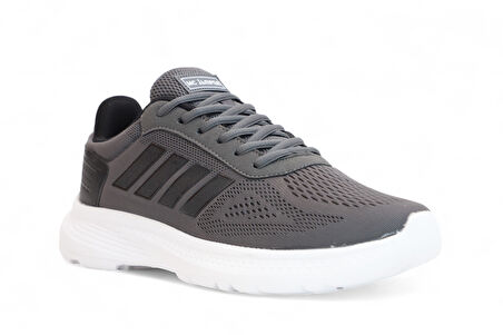 2202-Jamper Anatomik Tabanlı Ultra Hafif Unisex Bağcıklı Sneakers Ayakkabı - NKT02202-Füme-42