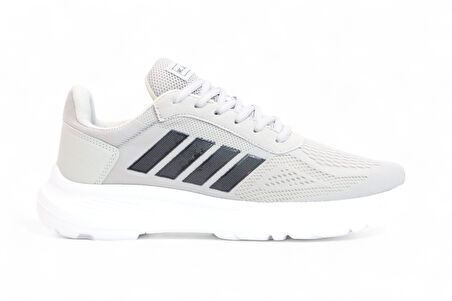 2202-Jamper Anatomik Tabanlı Ultra Hafif Unisex Bağcıklı Sneakers Ayakkabı - NKT02202-gri-42