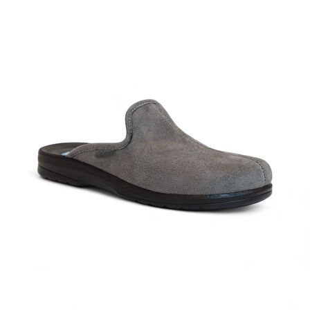 2215-9955-1 Ökçe Dikeni İçin Uyumlu Tam Anatomik Erkek Ev,Ofis Terliği - NKT02215-gri-41