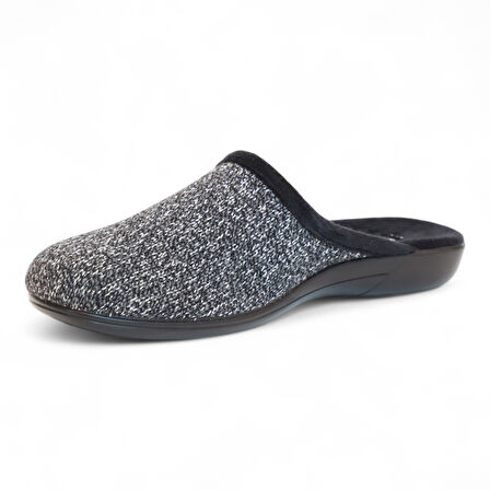 2221-9866-55-Ceyo Tam Anatomik Kadın Ev,Ofis Terliği - NKT02221-siyah-35