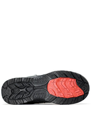 2223-Jamper Anatomik Kaydırmaz Tabanlı Soft Shell Outdoor Trekking Erkek Fermuarlı Spor Bot - NKT02223-Füme-40