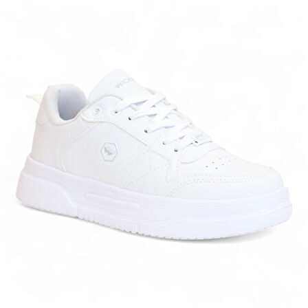 2227-Wickers Air Force Modeli Anatomik Tabanlı Üst Kalite Unisex Sneakers Ayakkabı - NKT02227-BEYAZ-37