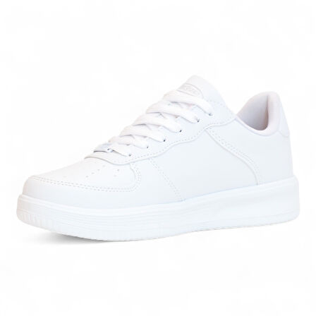 2228-Wickers Air Force Modeli Anatomik Tabanlı Üst Kalite Unisex Sneakers Ayakkabı - NKT02228-BEYAZ-37