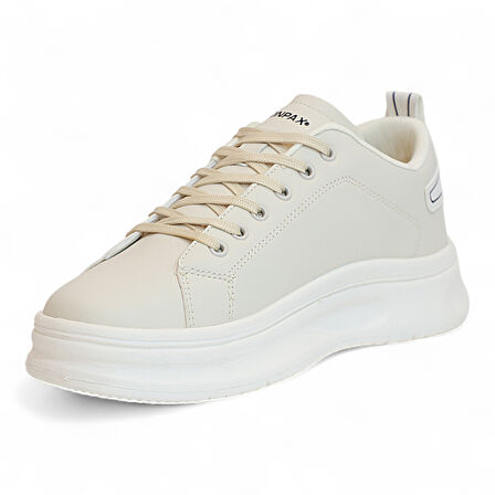 2230-Conpax Mcqueen Modeli Anatomik Tabanlı Üst Kalite Unisex Sneakers Ayakkabı - NKT02230-BEJ-39