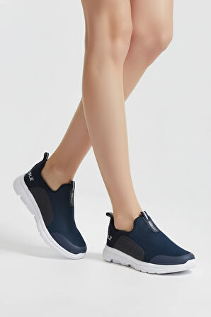 2231-Bestof Anatomik Tabanlı Ultra Hafif Bağcıksız Unisex Yürüyüş Ayakkabısı - NKT02231-lacivert-37