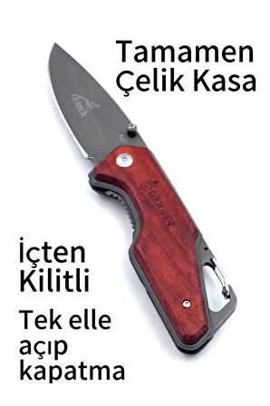 GERBER ÇAKI  19 CM TİTANYUM KASA  BEL ASKI APARATLI   DOLGUN KABZELİ