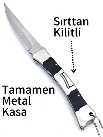 KAMP OUTDOOR SWAT 335 ÇAKI 24 CM  KEMER KİLİPSLİ SIRTTAN KİLİTLİ