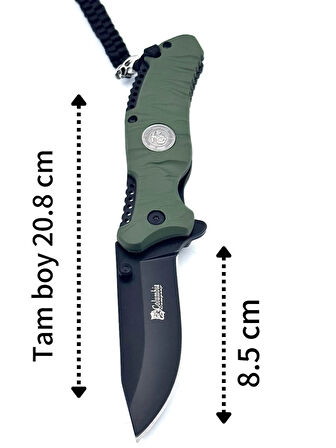 COLOMBİA FST- 3010- B  ÇAKI 20,8 CM KEMER KLİPSLİ 