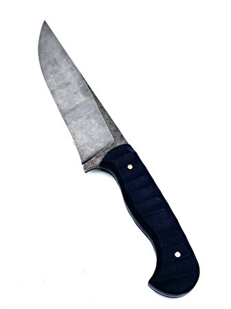 USTA İŞİ KESİM BIÇAĞI  30 CM  80crv2  ÇELİK  KOMPAKT KABZE HEDİYE DERİ KILIF 