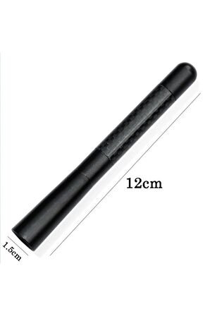 Peugeot 2008 Uyumlu Karbon Mavi Oto Radio Anteni Çubuk Anten