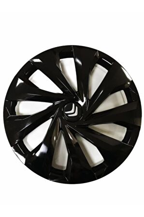 Citroen Berlingo Uyumlu 15 Inç 4 Adet Piano Black Siyah Jant Kapağı Takımı
