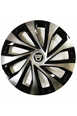Dacia Logan Uyumlu 14 Inç Piano Black Siyah Jant Kapağı 4 Adet