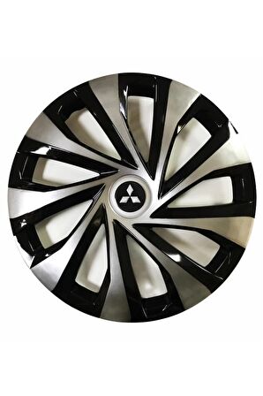 Mitsubishi Araçlarına Uyumlu 15 Inç Piano Black Siyah Jant Kapağı 4 Adet