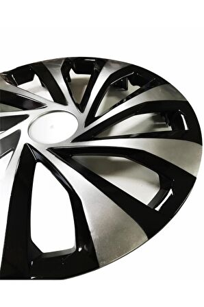 Proton Araçlarına Uyumlu 15 Inç Piano Black Siyah Jant Kapağı 4 Adet