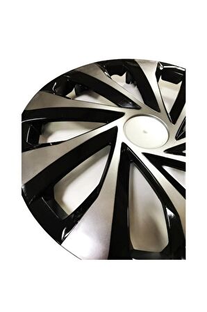 Fiat Linea Uyumlu 15 Inç Piano Black Siyah Renkli Jant Kapağı 4 Adet