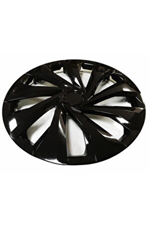 Seat Favorit Uyumlu 15 Inç 4 Adet Piano Black Siyah Jant Kapağı Takımı