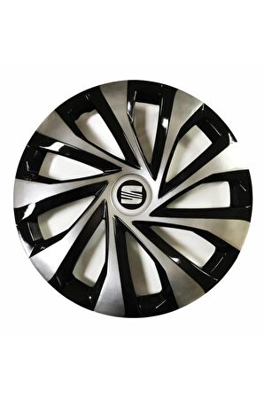 Seat Altea Uyumlu 15 Inç Piano Black Siyah Jant Kapağı 4 Adet