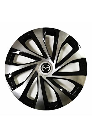 Mazda Mazda2 Uyumlu 15 Inç Piano Black Siyah Jant Kapağı 4 Adet