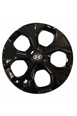 Hyundai Accent Uyumlu 15 Inç Piano Black Siyah Jant Kapağı 4 Adet