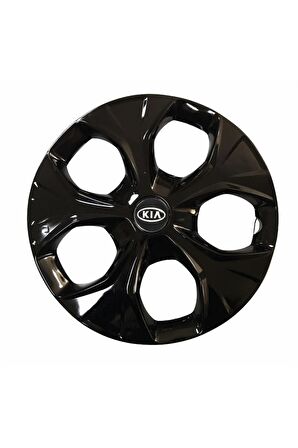 Kia Rio Uyumlu 14 Inç Piano Black Siyah Jant Kapağı 4 Adet