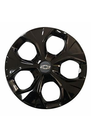 Chevrolet Aveo Uyumlu 14 Inç Piano Black Siyah Jant Kapağı 4 Adet