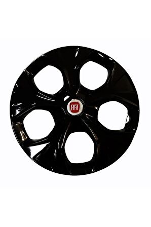 Fiat Brava Uyumlu 15 Inç Piano Black Siyah Jant Kapağı 4 Adet