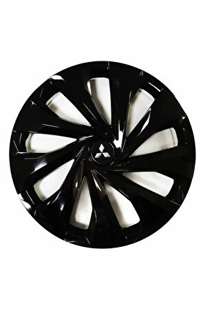 Mitsubishi L300 Uyumlu 14 Inç Piano Black Siyah Jant Kapağı 4 Adet