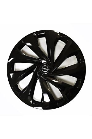 Opel Meriva Uyumlu 14 Inç Piano Black Siyah Jant Kapağı 4 Adet
