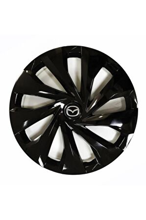 Mazda Araçlarına Uyumlu 14 Inç Piano Black Siyah Jant Kapağı 4 Adet