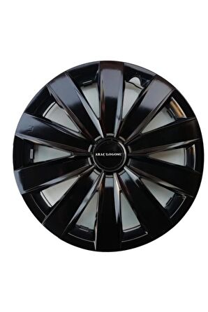 Hyundai H100 Uyumlu 15 Inc Piano Black Siyah Jant Kapağı Seti