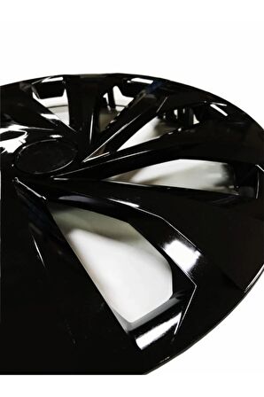 Mitsubishi Carisma Uyumlu 14 Inç 4 Adet Piano Black Siyah Jant Kapağı Takımı