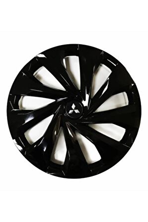 Mitsubishi Prestige Uyumlu 15 Inç 4 Adet Piano Black Siyah Jant Kapağı Takımı