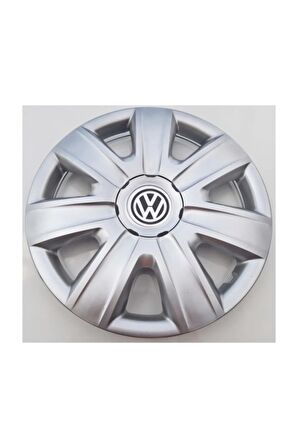 Volkswagen Polo - Golf - Bora 14'' Inç Jant Kapağı 4 Adet Kırılmaz Esnek - Amblem Hediyeli