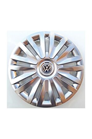 Volkswagen Polo - Golf - Bora 15'' Inç Jant Kapağı 4 Adet Kırılmaz Esnek - Amblem Hediyeli.