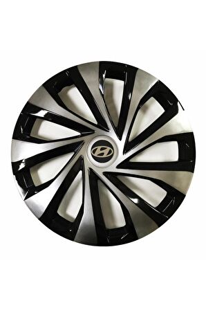 Hyundai I30 Uyumlu 15 Inç Piano Black Siyah Jant Kapağı 4 Adet