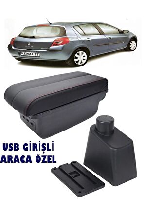 Renault Clio 3 Clio 4 2007-2016 Usbli Vidasız Kol Dayama Kolçak