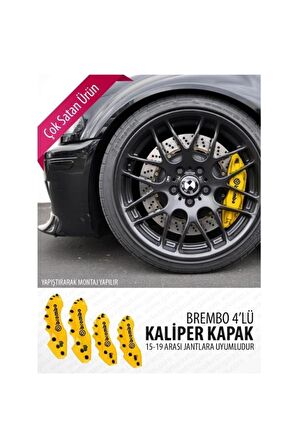 Mitsubishi Colt Uyumlu Sarı Yağ Hortumlu Kaliper Kapağı 4'lü