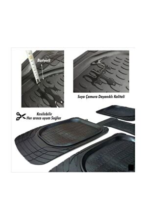 Honda Araçlarına Uyumlu 3d Havuzlu Paspas Takımı