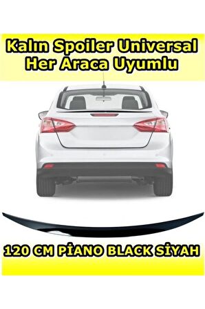 Toyota Avensis Uyumlu Pianoblack Spoiler 120 Cm