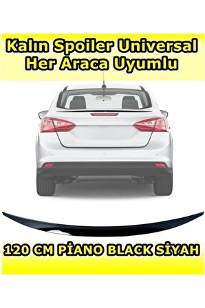 Cıtroen Celysee Uyumlu Pianoblack Spoiler 120 Cm