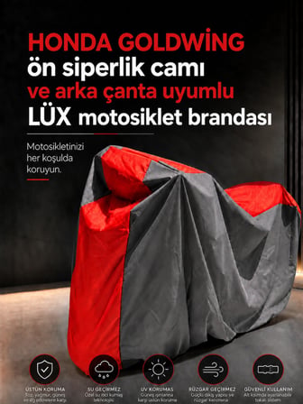 HONDA GOLDWİNG Modelleriyle Uyumlu LÜX Motosiklet Brandası