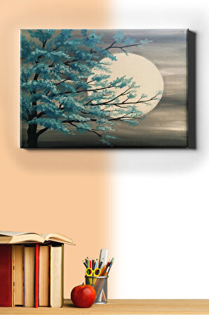Sayılarla Boyama Seti Kasnaklı Dolunayla Kucaklaşma 60 X 75 Cm
