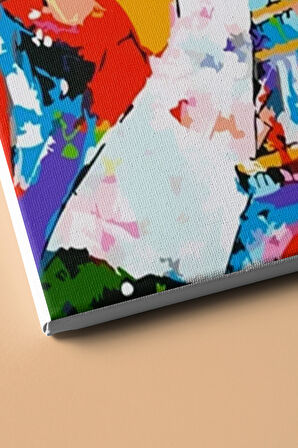 Sayılarla Boyama Seti Kasnaklı Inek Ve Eyfel 60 X 75 Cm