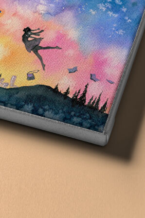 Sayılarla Boyama Seti Kasnaklı Fantazi Gezegeni 60 X 75 Cm