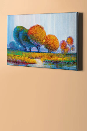 Sayılarla Boyama Seti Kasnaklı Sonbahar Gelince 40 X 50 Cm