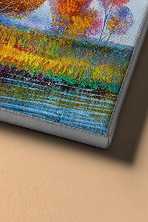 Sayılarla Boyama Seti Kasnaklı Sonbahar Gelince 60 X 75 Cm