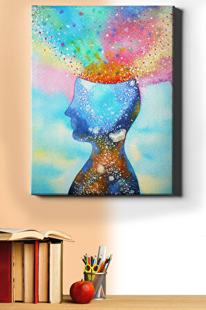 Sayılarla Boyama Seti Kasnaklı Düşler Ve Renkler 60 X 75 Cm