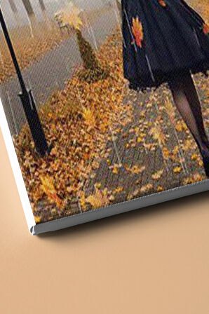 Sayılarla Boyama Seti Kasnaklı Yağmurlu Sonbahar 50 X 65 Cm