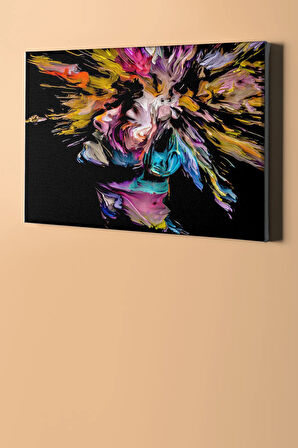 Sayılarla Boyama Seti Kasnaklı Renkli Düşünceler 60 X 75 Cm