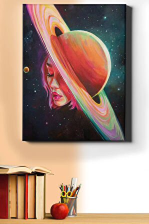 Sayılarla Boyama Seti Kasnaklı Şapka Gezegen 40 X 50 Cm